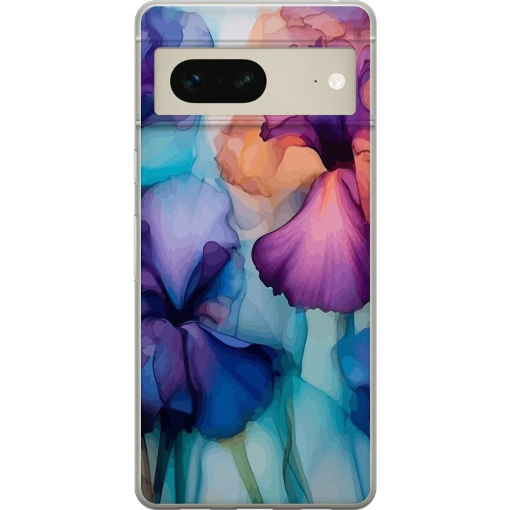 Mobilskal till Google Pixel 7 med Magiska blommor motiv i gruppen SMARTPHONE & SURFPLATTOR / Mobilskydd / Google hos TP E-commerce Nordic AB (A52190)