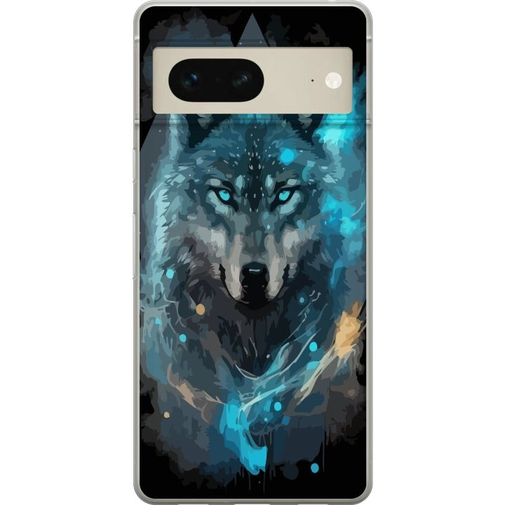 Mobilskal till Google Pixel 7 med Varg motiv i gruppen SMARTPHONE & SURFPLATTOR / Mobilskydd / Google hos TP E-commerce Nordic AB (A52192)