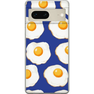 Mobilskal till Google Pixel 7 med Stekta ägg motiv