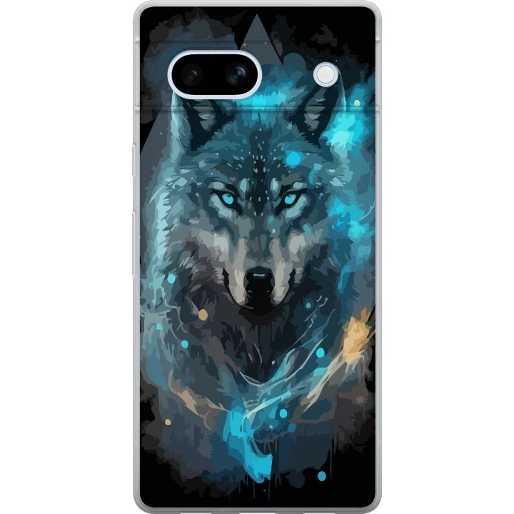 Mobilskal till Google Pixel 7a med Varg motiv i gruppen SMARTPHONE & SURFPLATTOR / Mobilskydd / Google hos TP E-commerce Nordic AB (A52246)