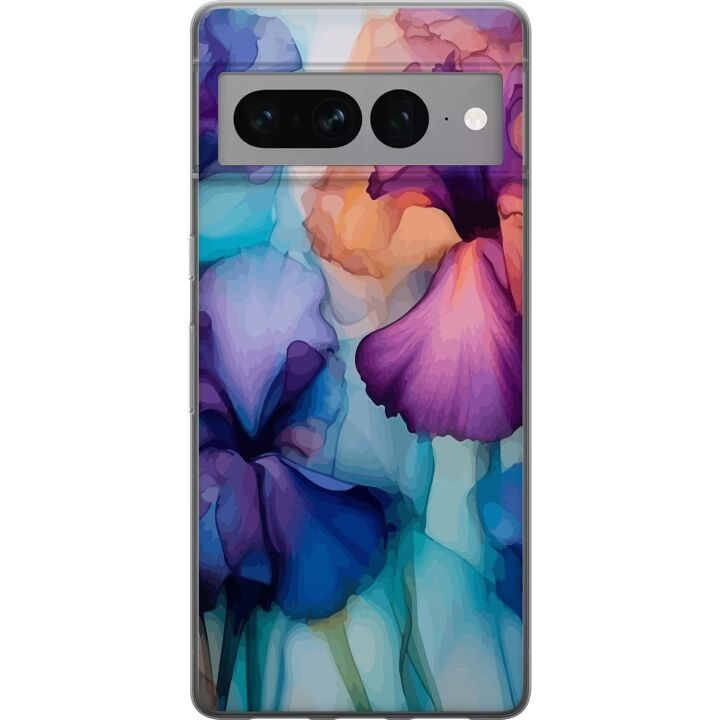 Mobilskal till Google Pixel 7 Pro med Magiska blommor motiv i gruppen SMARTPHONE & SURFPLATTOR / Mobilskydd / Google hos TP E-commerce Nordic AB (A52271)
