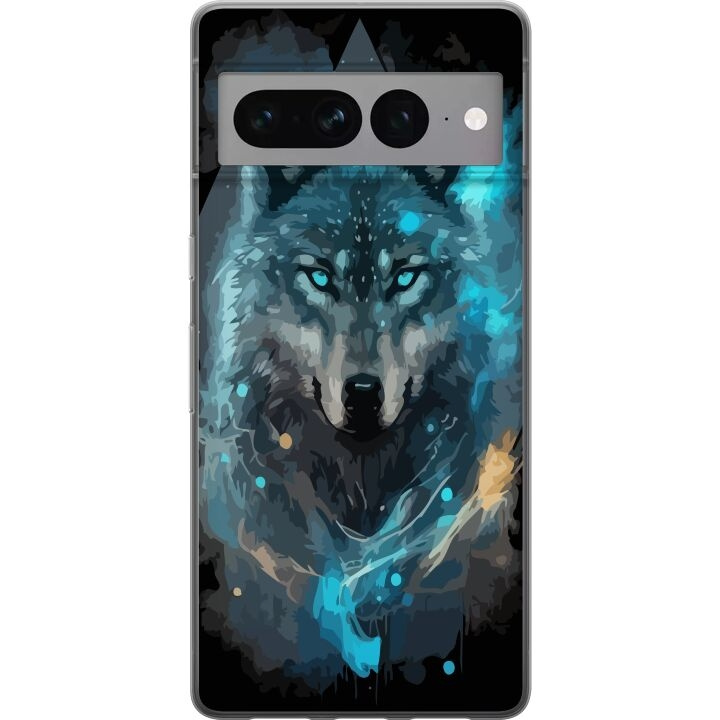 Mobilskal till Google Pixel 7 Pro med Varg motiv i gruppen SMARTPHONE & SURFPLATTOR / Mobilskydd / Google hos TP E-commerce Nordic AB (A52273)