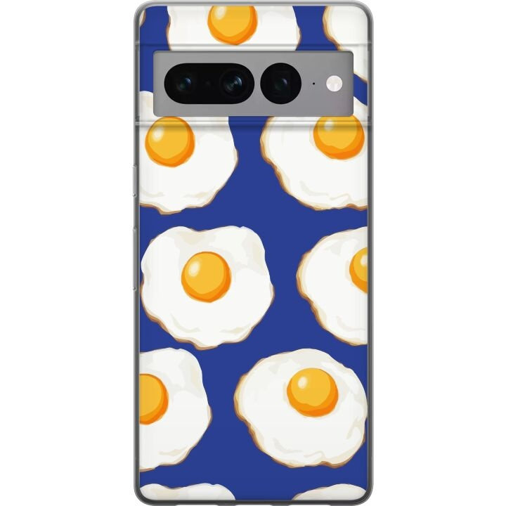 Mobilskal till Google Pixel 7 Pro med Stekta ägg motiv i gruppen SMARTPHONE & SURFPLATTOR / Mobilskydd / Google hos TP E-commerce Nordic AB (A52274)
