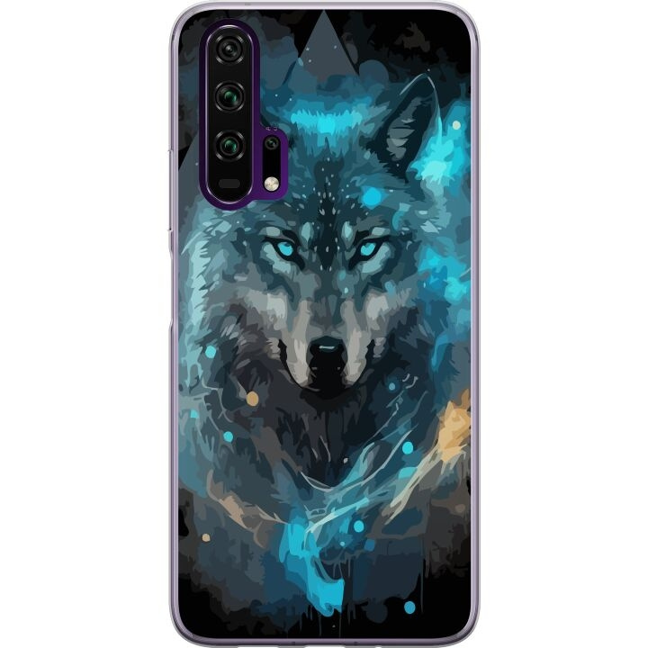 Mobilskal till Honor 20 Pro med Varg motiv i gruppen SMARTPHONE & SURFPLATTOR / Mobilskydd / Huawei/Honor hos TP E-commerce Nordic AB (A52381)