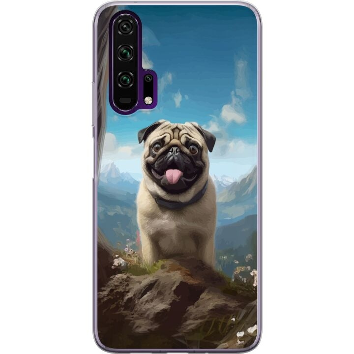 Mobilskal till Honor 20 Pro med Glad Hund motiv i gruppen SMARTPHONE & SURFPLATTOR / Mobilskydd / Huawei/Honor hos TP E-commerce Nordic AB (A52394)