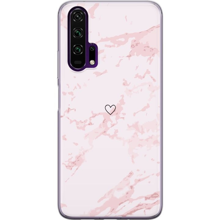 Mobilskal till Honor 20 Pro med Rosa Hjärta motiv i gruppen SMARTPHONE & SURFPLATTOR / Mobilskydd / Huawei/Honor hos TP E-commerce Nordic AB (A52399)