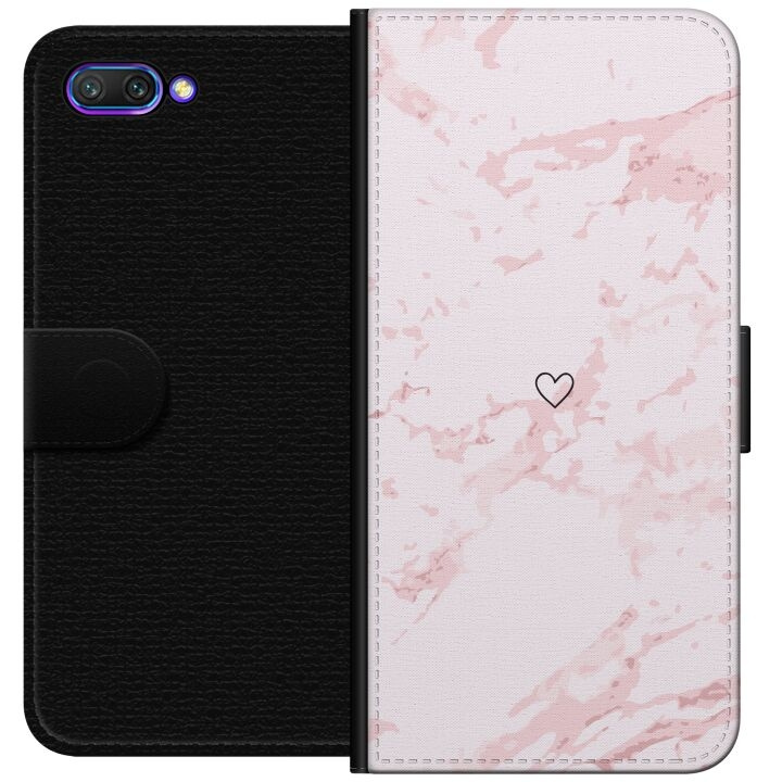 Plånboksfodral till Honor 10 med Rosa Hjärta motiv i gruppen SMARTPHONE & SURFPLATTOR / Mobilskydd / Huawei/Honor hos TP E-commerce Nordic AB (A52588)