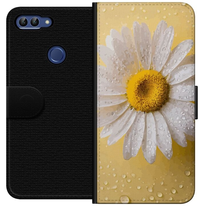 Plånboksfodral till Huawei P smart med Porslinsblomma motiv i gruppen SMARTPHONE & SURFPLATTOR / Mobilskydd / Huawei/Honor hos TP E-commerce Nordic AB (A52619)
