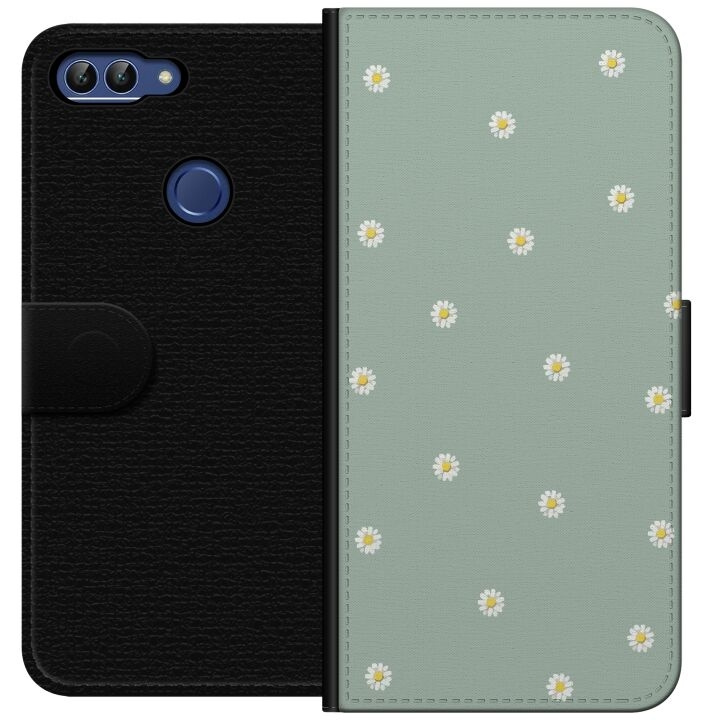 Plånboksfodral till Huawei P smart med Prästkragar motiv i gruppen SMARTPHONE & SURFPLATTOR / Mobilskydd / Huawei/Honor hos TP E-commerce Nordic AB (A52623)