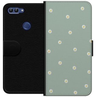 Plånboksfodral till Huawei P smart med Prästkragar motiv