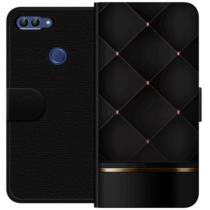 Plånboksfodral till Huawei P smart med Lyxig linje motiv i gruppen SMARTPHONE & SURFPLATTOR / Mobilskydd / Huawei/Honor hos TP E-commerce Nordic AB (A52634)