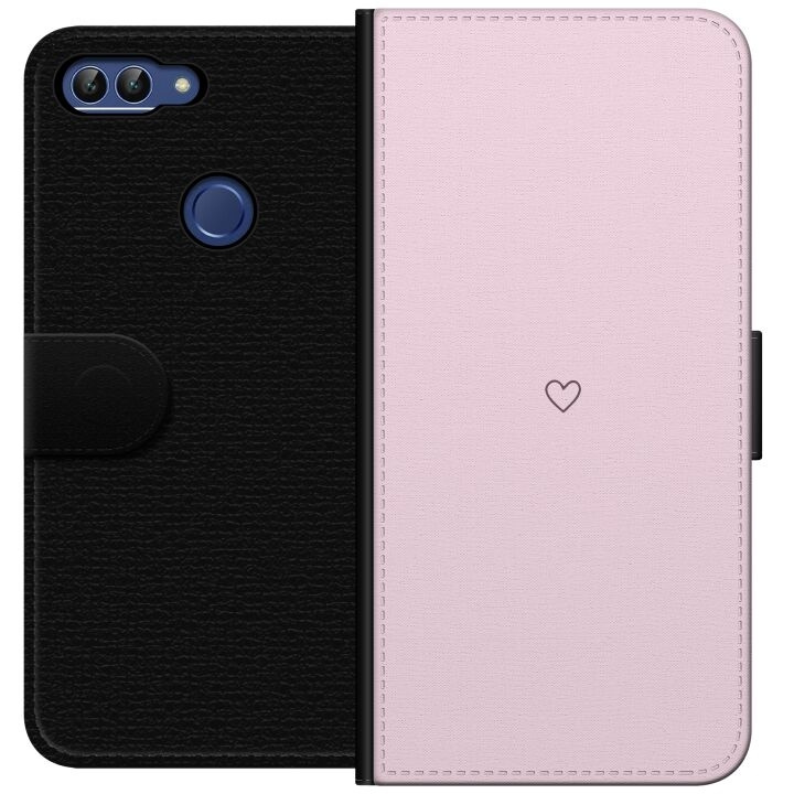 Plånboksfodral till Huawei P smart med Hjärta motiv i gruppen SMARTPHONE & SURFPLATTOR / Mobilskydd / Huawei/Honor hos TP E-commerce Nordic AB (A52638)