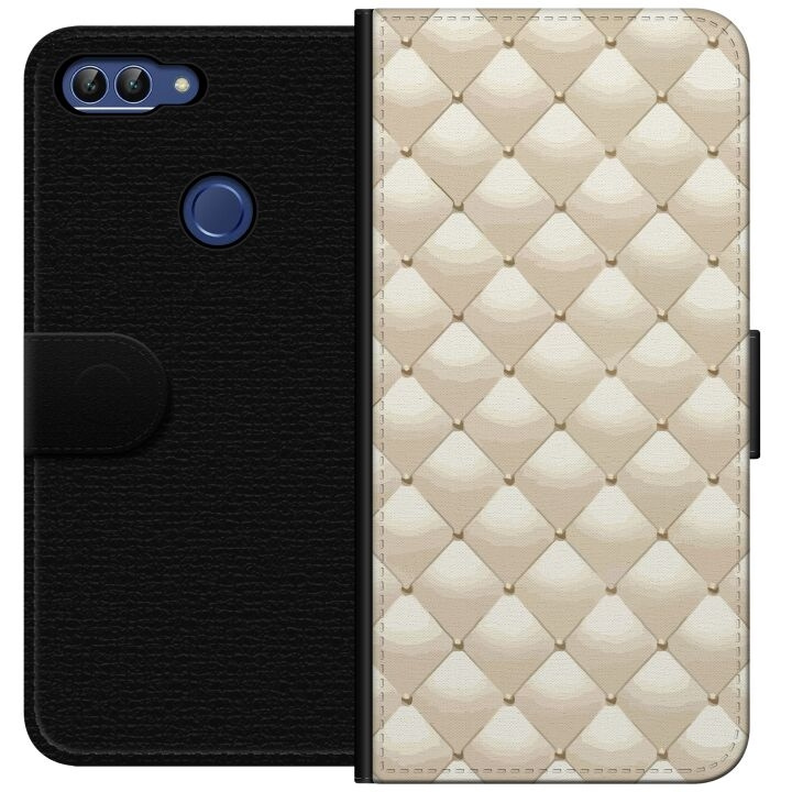 Plånboksfodral till Huawei P smart med Guldglans motiv i gruppen SMARTPHONE & SURFPLATTOR / Mobilskydd / Huawei/Honor hos TP E-commerce Nordic AB (A52645)