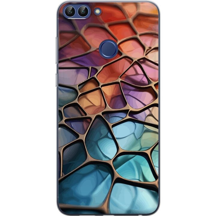 Mobilskal till Huawei P smart med Metalliskt mönster motiv i gruppen SMARTPHONE & SURFPLATTOR / Mobilskydd / Huawei/Honor hos TP E-commerce Nordic AB (A52656)