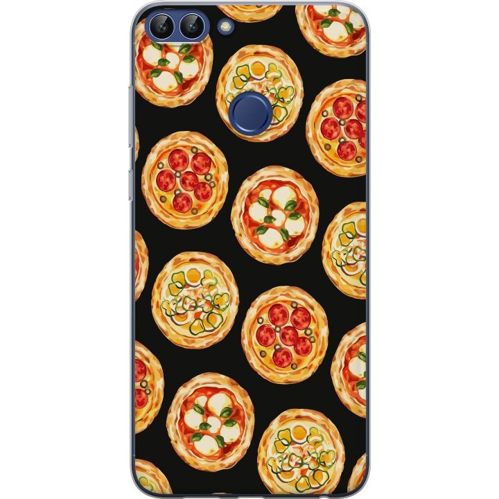 Mobilskal till Huawei P smart med Pizza motiv i gruppen SMARTPHONE & SURFPLATTOR / Mobilskydd / Huawei/Honor hos TP E-commerce Nordic AB (A52659)