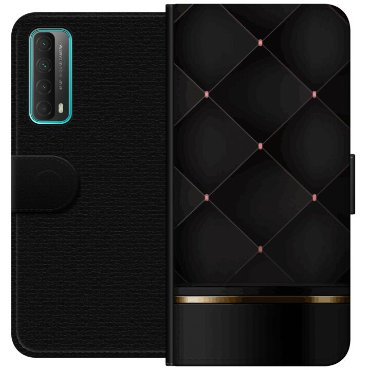 Plånboksfodral till Huawei P smart 2021 med Lyxig linje motiv i gruppen SMARTPHONE & SURFPLATTOR / Mobilskydd / Huawei/Honor hos TP E-commerce Nordic AB (A52688)