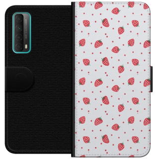 Plånboksfodral till Huawei P smart 2021 med Jordgubbar motiv