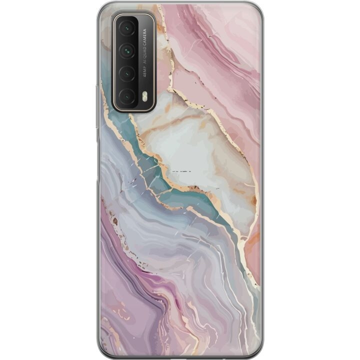 Mobilskal till Huawei P smart 2021 med Marmor motiv i gruppen SMARTPHONE & SURFPLATTOR / Mobilskydd / Huawei/Honor hos TP E-commerce Nordic AB (A52722)