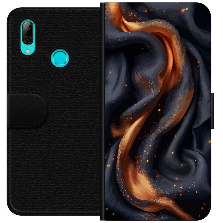 Plånboksfodral till Huawei P smart 2019 med Eldigt silke motiv i gruppen SMARTPHONE & SURFPLATTOR / Mobilskydd / Huawei/Honor hos TP E-commerce Nordic AB (A52728)