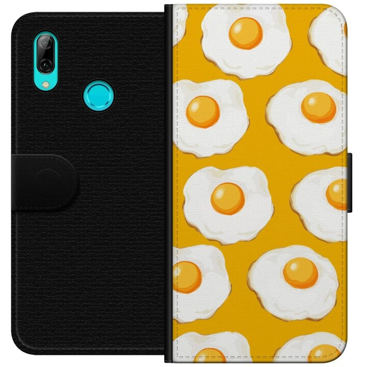Plånboksfodral till Huawei P smart 2019 med Stekt ägg motiv i gruppen SMARTPHONE & SURFPLATTOR / Mobilskydd / Huawei/Honor hos TP E-commerce Nordic AB (A52729)