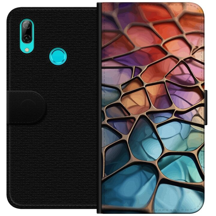 Plånboksfodral till Huawei P smart 2019 med Metalliskt mönster motiv i gruppen SMARTPHONE & SURFPLATTOR / Mobilskydd / Huawei/Honor hos TP E-commerce Nordic AB (A52737)