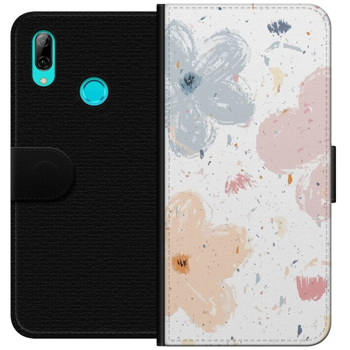 Plånboksfodral till Huawei P smart 2019 med Blommor motiv i gruppen SMARTPHONE & SURFPLATTOR / Mobilskydd / Huawei/Honor hos TP E-commerce Nordic AB (A52739)