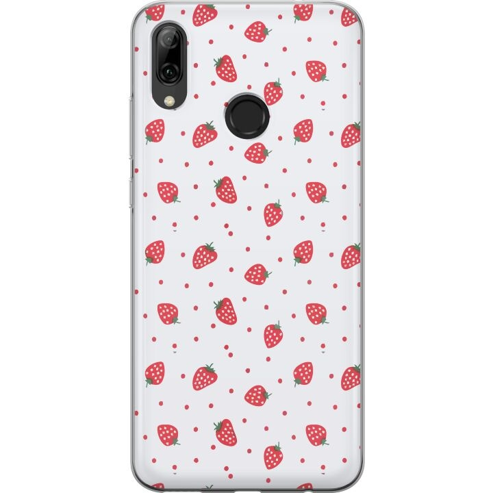 Mobilskal till Huawei P smart 2019 med Jordgubbar motiv i gruppen SMARTPHONE & SURFPLATTOR / Mobilskydd / Huawei/Honor hos TP E-commerce Nordic AB (A52771)