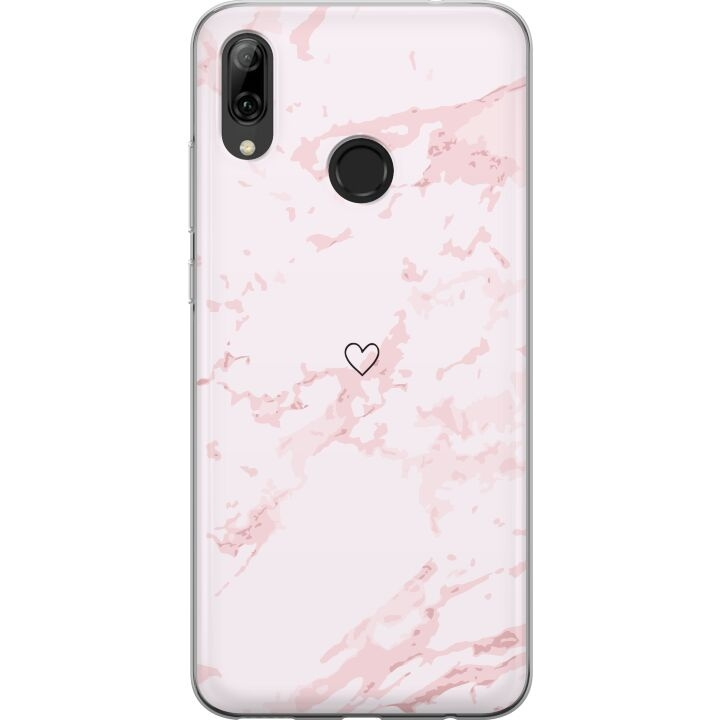 Mobilskal till Huawei P smart 2019 med Rosa Hjärta motiv i gruppen SMARTPHONE & SURFPLATTOR / Mobilskydd / Huawei/Honor hos TP E-commerce Nordic AB (A52777)