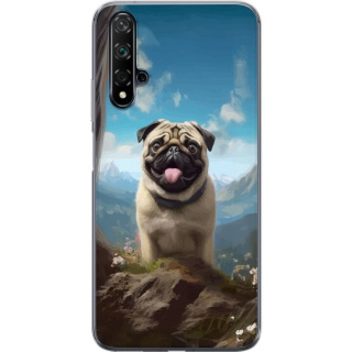 Mobilskal till Huawei nova 5T med Glad Hund motiv