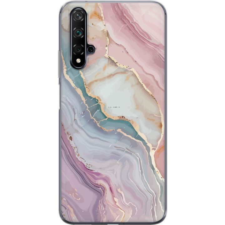 Mobilskal till Huawei nova 5T med Marmor motiv i gruppen SMARTPHONE & SURFPLATTOR / Mobilskydd / Huawei/Honor hos TP E-commerce Nordic AB (A52938)