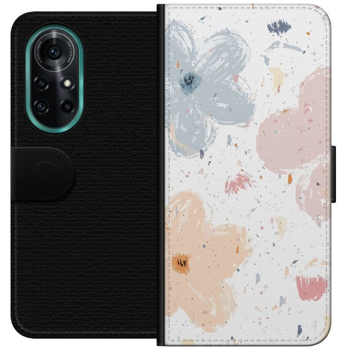 Plånboksfodral till Huawei nova 8 Pro med Blommor motiv i gruppen SMARTPHONE & SURFPLATTOR / Mobilskydd / Huawei/Honor hos TP E-commerce Nordic AB (A52955)