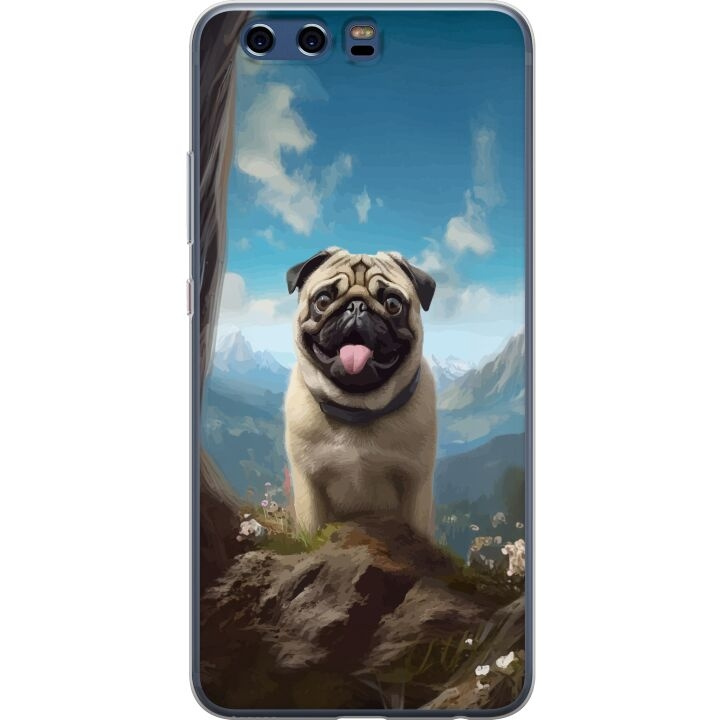 Mobilskal till Huawei P10 med Glad Hund motiv i gruppen SMARTPHONE & SURFPLATTOR / Mobilskydd / Huawei/Honor hos TP E-commerce Nordic AB (A53015)