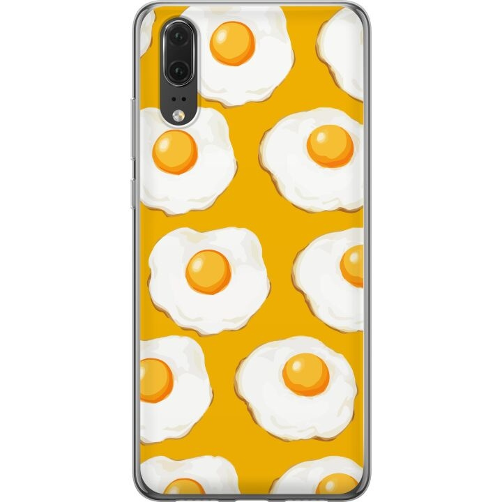 Mobilskal till Huawei P20 med Stekt ägg motiv i gruppen SMARTPHONE & SURFPLATTOR / Mobilskydd / Huawei/Honor hos TP E-commerce Nordic AB (A53026)
