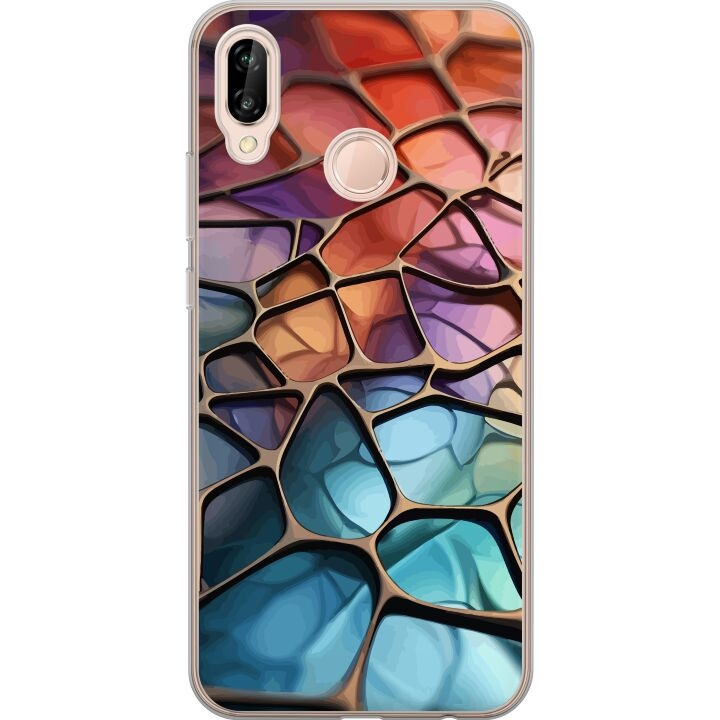 Mobilskal till Huawei P20 lite med Metalliskt mönster motiv i gruppen SMARTPHONE & SURFPLATTOR / Mobilskydd / Huawei/Honor hos TP E-commerce Nordic AB (A53088)