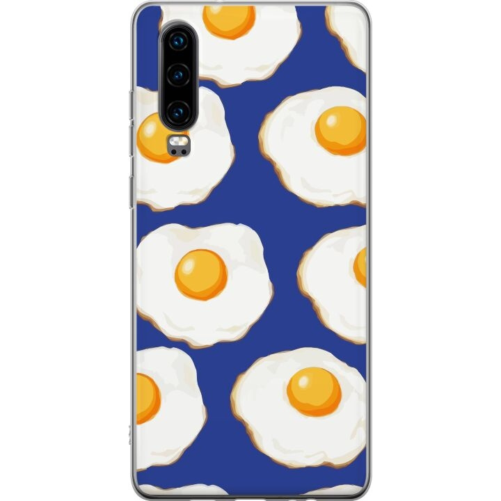 Mobilskal till Huawei P30 med Stekta ägg motiv i gruppen SMARTPHONE & SURFPLATTOR / Mobilskydd / Huawei/Honor hos TP E-commerce Nordic AB (A53192)