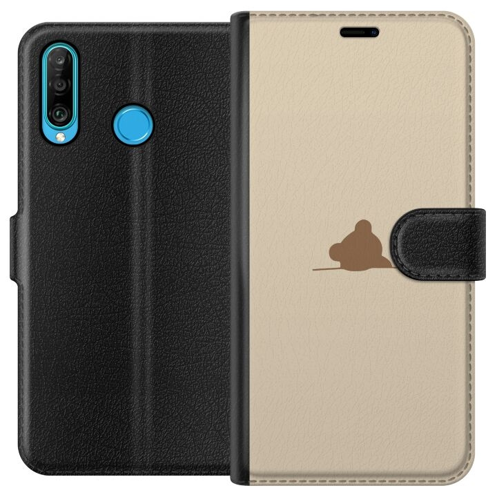Plånboksfodral till Huawei P30 lite med Nalle motiv i gruppen SMARTPHONE & SURFPLATTOR / Mobilskydd / Huawei/Honor hos TP E-commerce Nordic AB (A53233)
