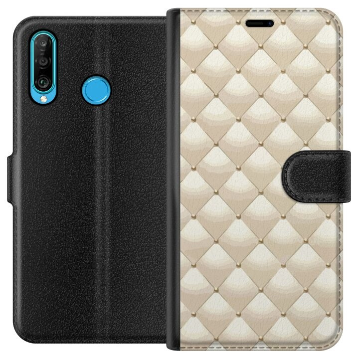 Plånboksfodral till Huawei P30 lite med Guldglans motiv i gruppen SMARTPHONE & SURFPLATTOR / Mobilskydd / Huawei/Honor hos TP E-commerce Nordic AB (A53239)