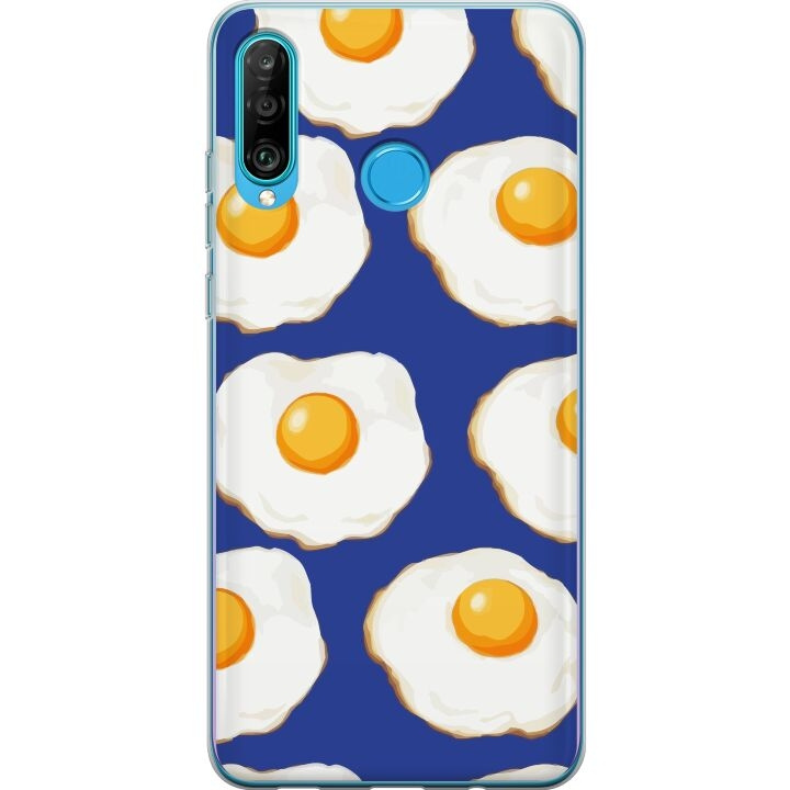 Mobilskal till Huawei P30 lite med Stekta ägg motiv i gruppen SMARTPHONE & SURFPLATTOR / Mobilskydd / Huawei/Honor hos TP E-commerce Nordic AB (A53246)