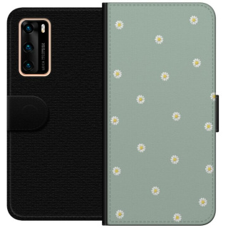 Plånboksfodral till Huawei P40 med Prästkragar motiv