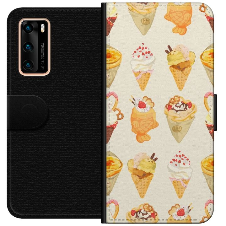 Plånboksfodral till Huawei P40 med Glassigt motiv i gruppen SMARTPHONE & SURFPLATTOR / Mobilskydd / Huawei/Honor hos TP E-commerce Nordic AB (A53332)