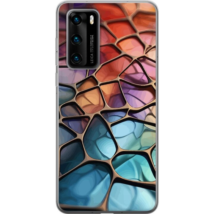 Mobilskal till Huawei P40 med Metalliskt mönster motiv i gruppen SMARTPHONE & SURFPLATTOR / Mobilskydd / Huawei/Honor hos TP E-commerce Nordic AB (A53358)