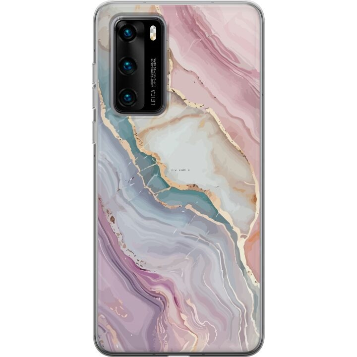 Mobilskal till Huawei P40 med Marmor motiv i gruppen SMARTPHONE & SURFPLATTOR / Mobilskydd / Huawei/Honor hos TP E-commerce Nordic AB (A53370)
