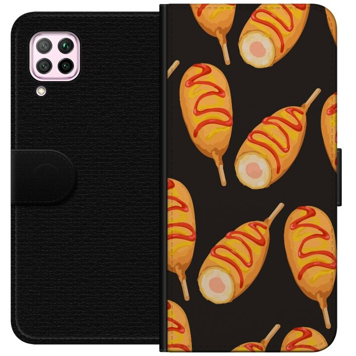 Plånboksfodral till Huawei P40 lite med Kycklingklubba motiv i gruppen SMARTPHONE & SURFPLATTOR / Mobilskydd / Huawei/Honor hos TP E-commerce Nordic AB (A53384)