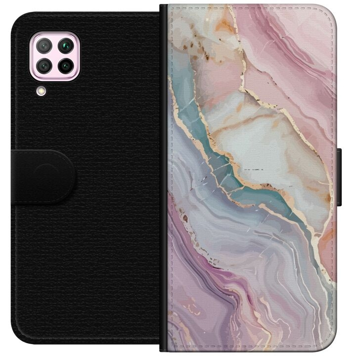 Plånboksfodral till Huawei P40 lite med Marmor motiv i gruppen SMARTPHONE & SURFPLATTOR / Mobilskydd / Huawei/Honor hos TP E-commerce Nordic AB (A53397)
