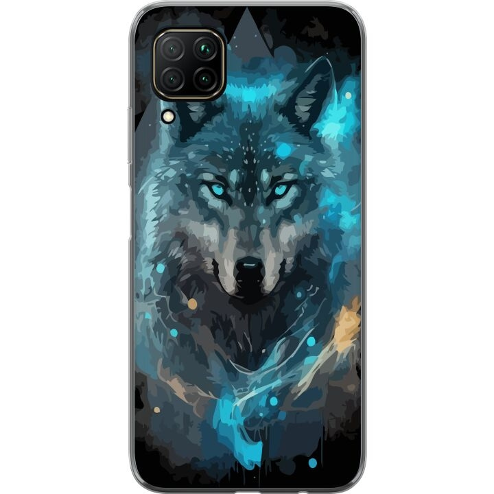 Mobilskal till Huawei P40 lite med Varg motiv i gruppen SMARTPHONE & SURFPLATTOR / Mobilskydd / Huawei/Honor hos TP E-commerce Nordic AB (A53407)