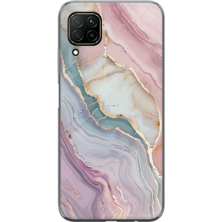 Mobilskal till Huawei P40 lite med Marmor motiv i gruppen SMARTPHONE & SURFPLATTOR / Mobilskydd / Huawei/Honor hos TP E-commerce Nordic AB (A53424)