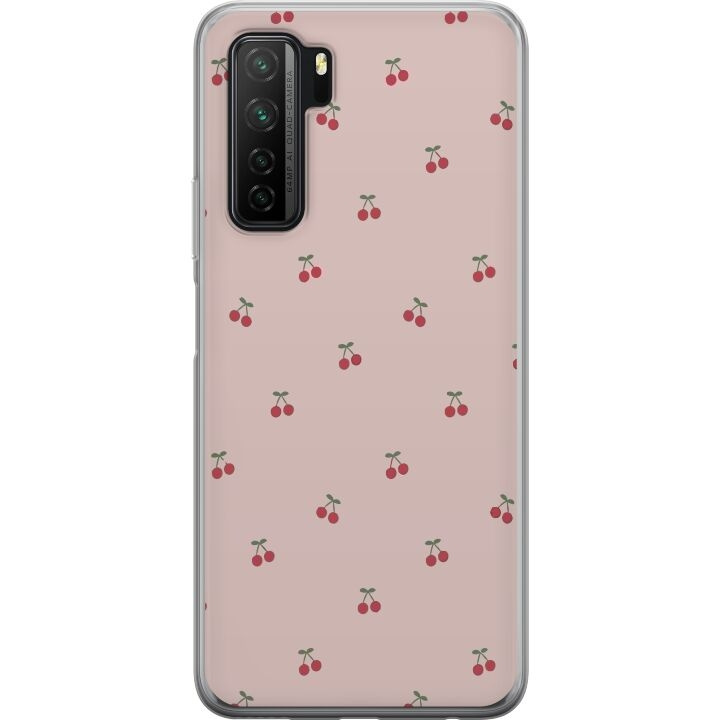 Mobilskal till Huawei P40 lite 5G med Körsbär motiv i gruppen SMARTPHONE & SURFPLATTOR / Mobilskydd / Huawei/Honor hos TP E-commerce Nordic AB (A53436)