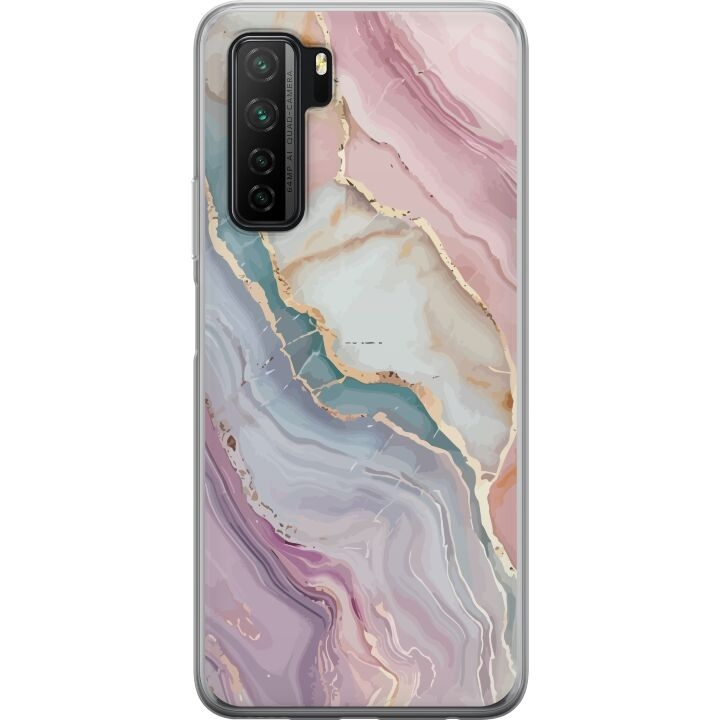 Mobilskal till Huawei P40 lite 5G med Marmor motiv i gruppen SMARTPHONE & SURFPLATTOR / Mobilskydd / Huawei/Honor hos TP E-commerce Nordic AB (A53451)