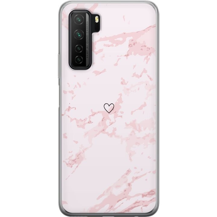 Mobilskal till Huawei P40 lite 5G med Rosa Hjärta motiv i gruppen SMARTPHONE & SURFPLATTOR / Mobilskydd / Huawei/Honor hos TP E-commerce Nordic AB (A53452)