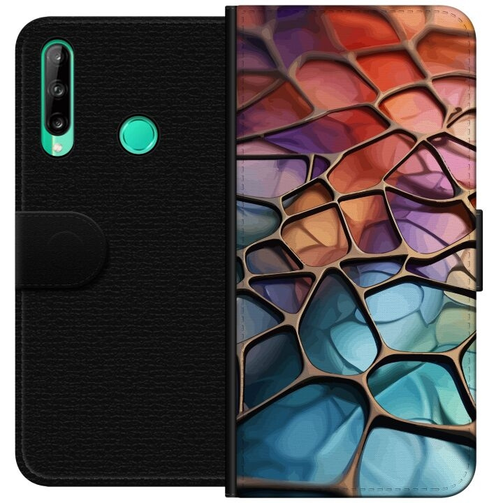 Plånboksfodral till Huawei P40 lite E med Metalliskt mönster motiv i gruppen SMARTPHONE & SURFPLATTOR / Mobilskydd / Huawei/Honor hos TP E-commerce Nordic AB (A53466)